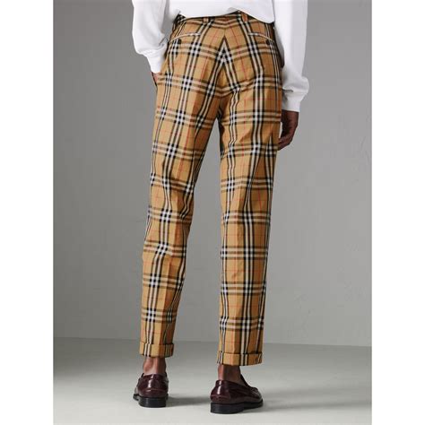 burberry pattern trousers|burberry trousers men's vintage.